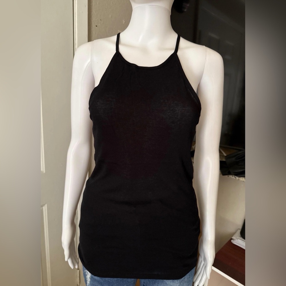 Zara Women's Black Halter Camisole